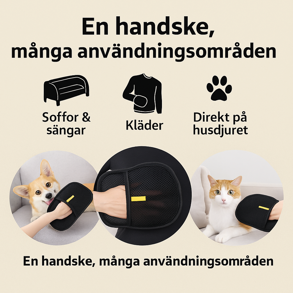 Hårborttagnings Handske För Husdjur