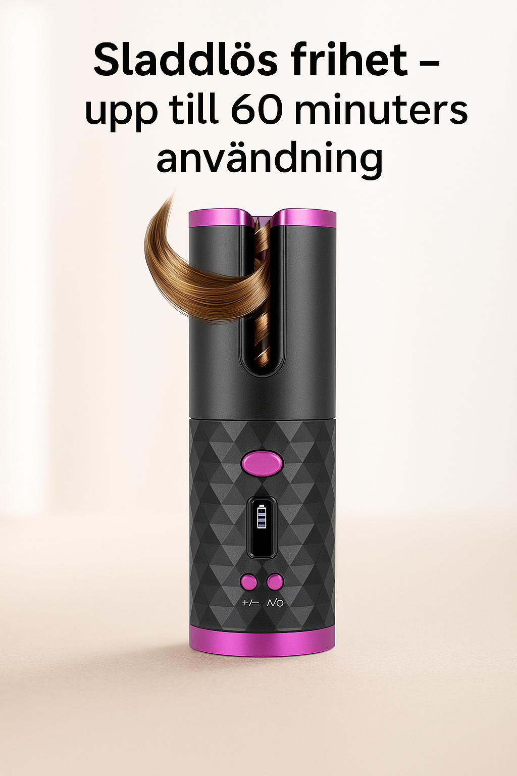 Uppladdningsbar automatisk Locktång