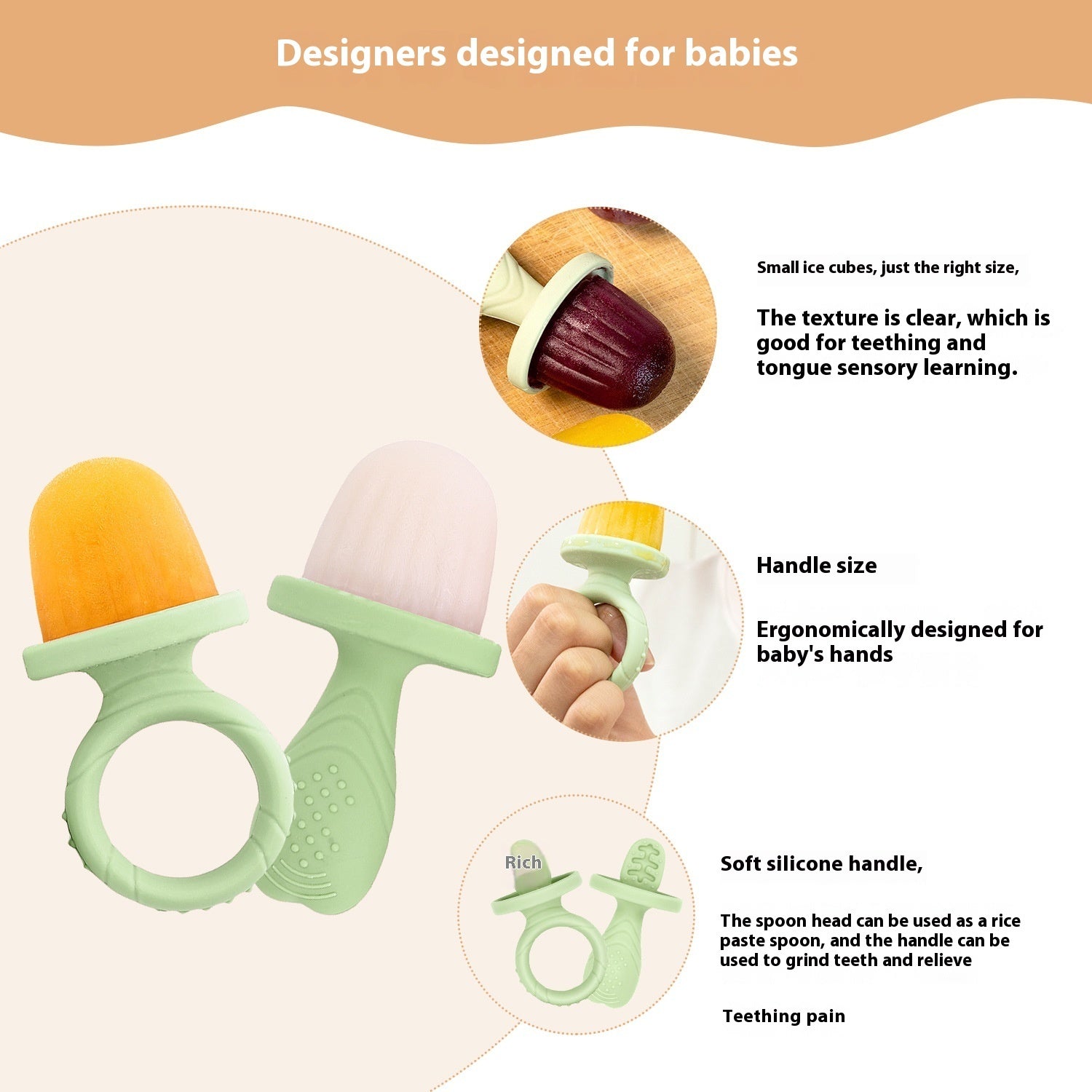 Silikonform för glass