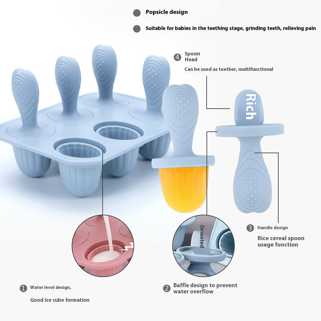 Silikonform för glass