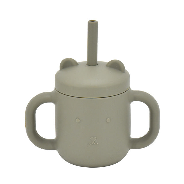 Silikon sugrörsmugg